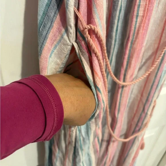 Time and Tru Multicolor Striped Garment - Picture 4 of 6